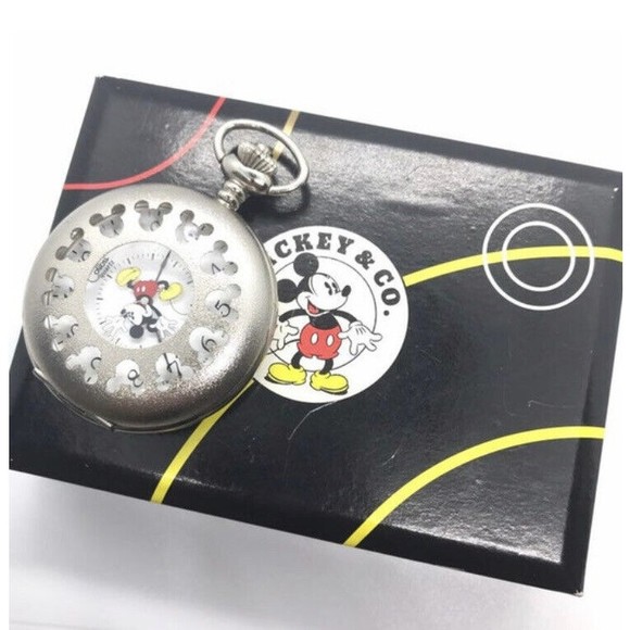 Vintage Colibrì Mickey Mouse Pocket Watch - Picture 7 of 10